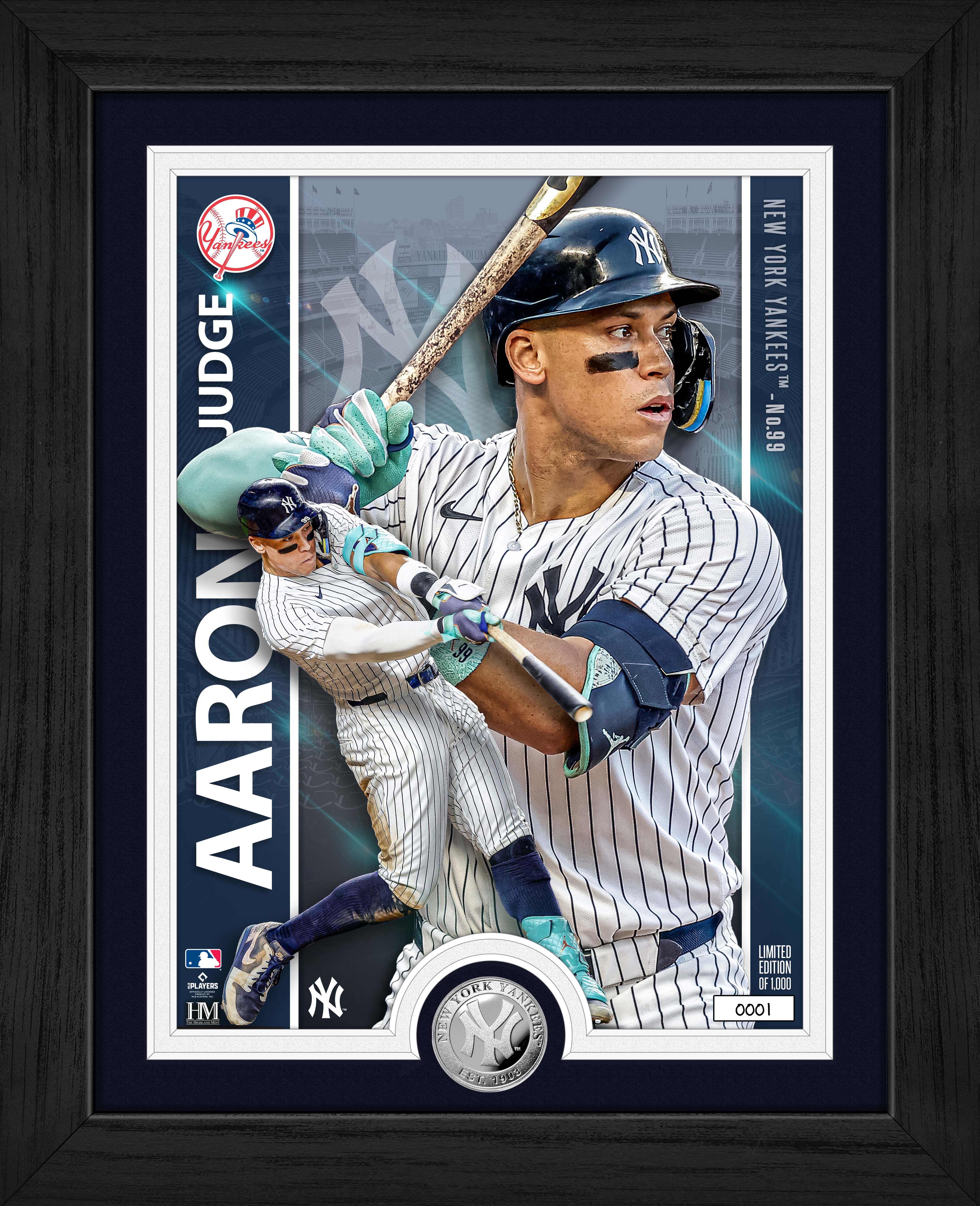 Aaron Judge Artist Proof Silver Coin Photo Mint