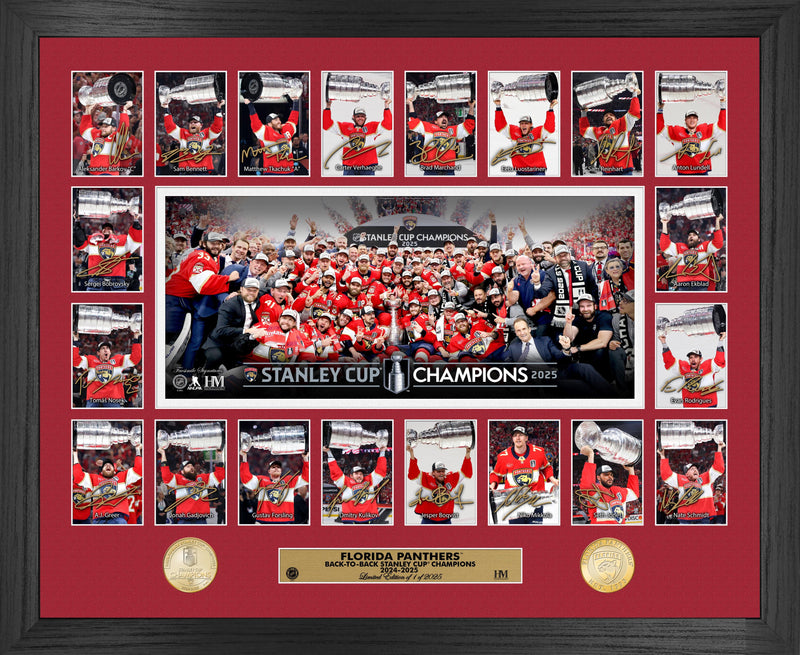 Florida Panthers 2025 Stanley Cup Champions Memorable Moments Bronze Coin Photo Mint