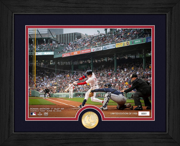 Roman Anthony Boston Red Sox 1st MLB Hit Bronze Coin Photo Mint