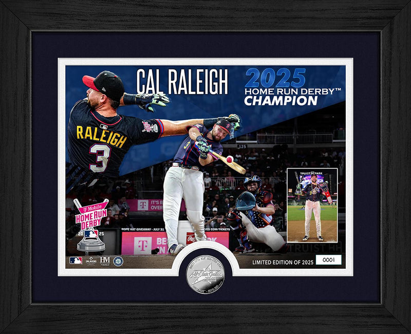 Cal Raleigh 2025 Home Run Derby Champions Silver Coin Photo Mint