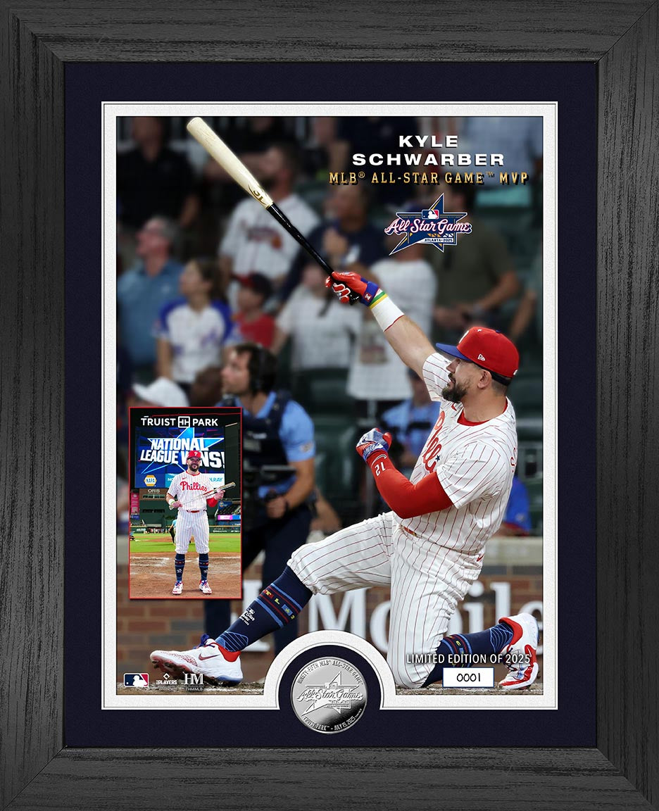 Kyle Schwarber 2025 MLB All Star Game MVP Silver Coin Photo Mint