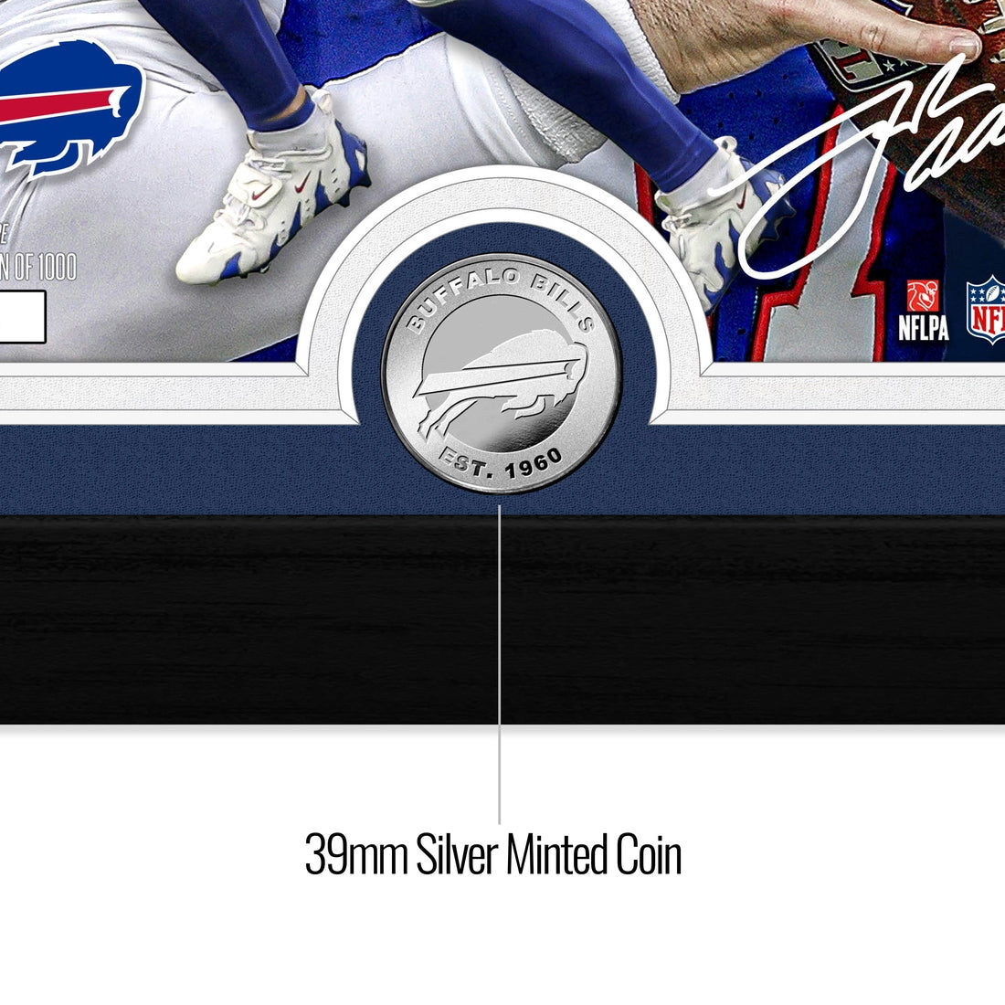 Josh Allen Artist Proof Silver Coin Photo Mint