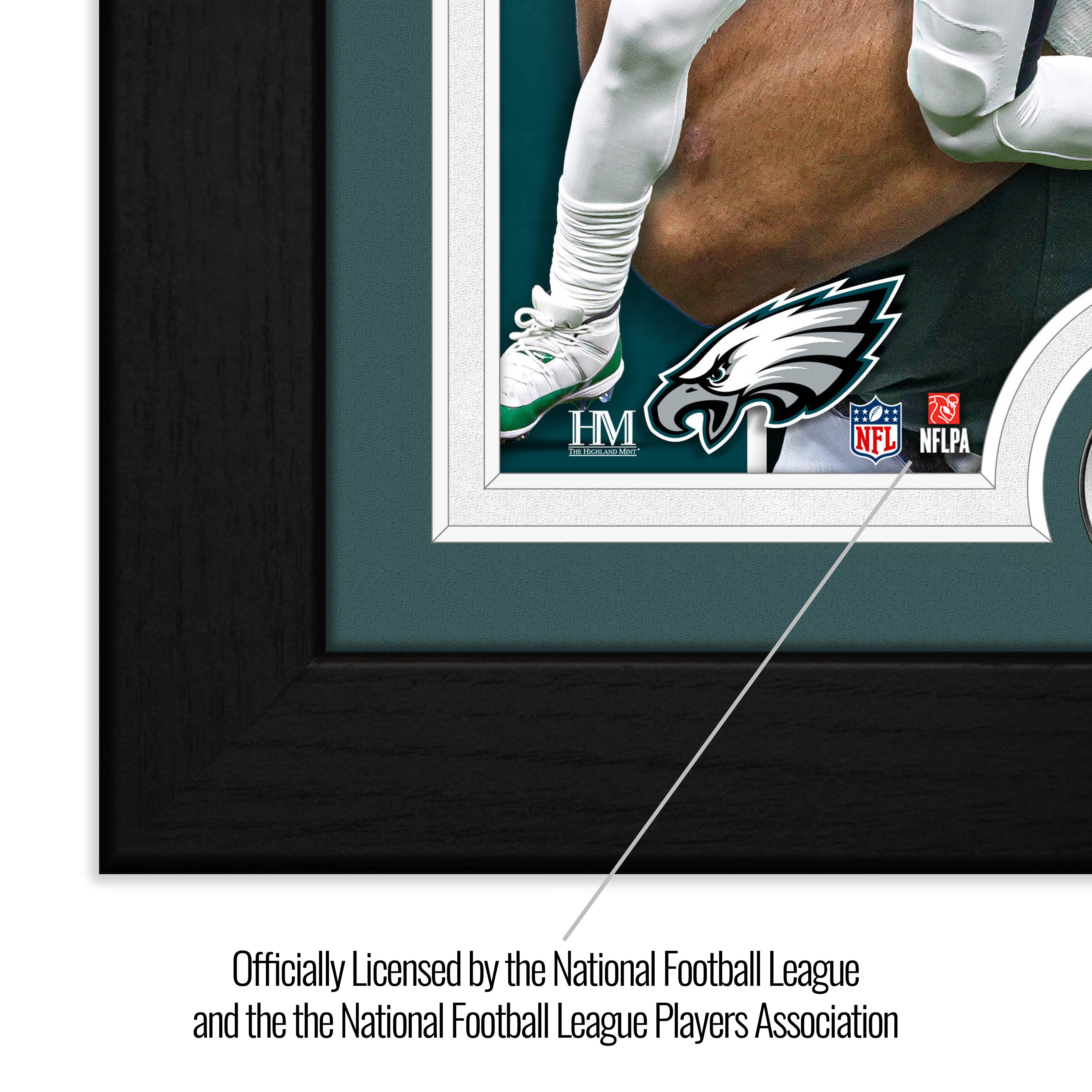 Jalen Hurts Artist Proof Silver Coin Photo Mint