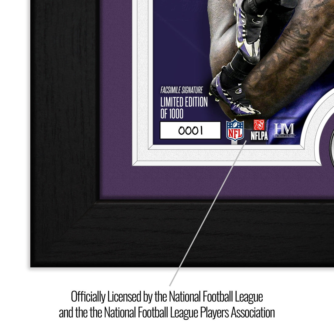 Lamar Jackson Artist Proof Silver Coin Photo Mint