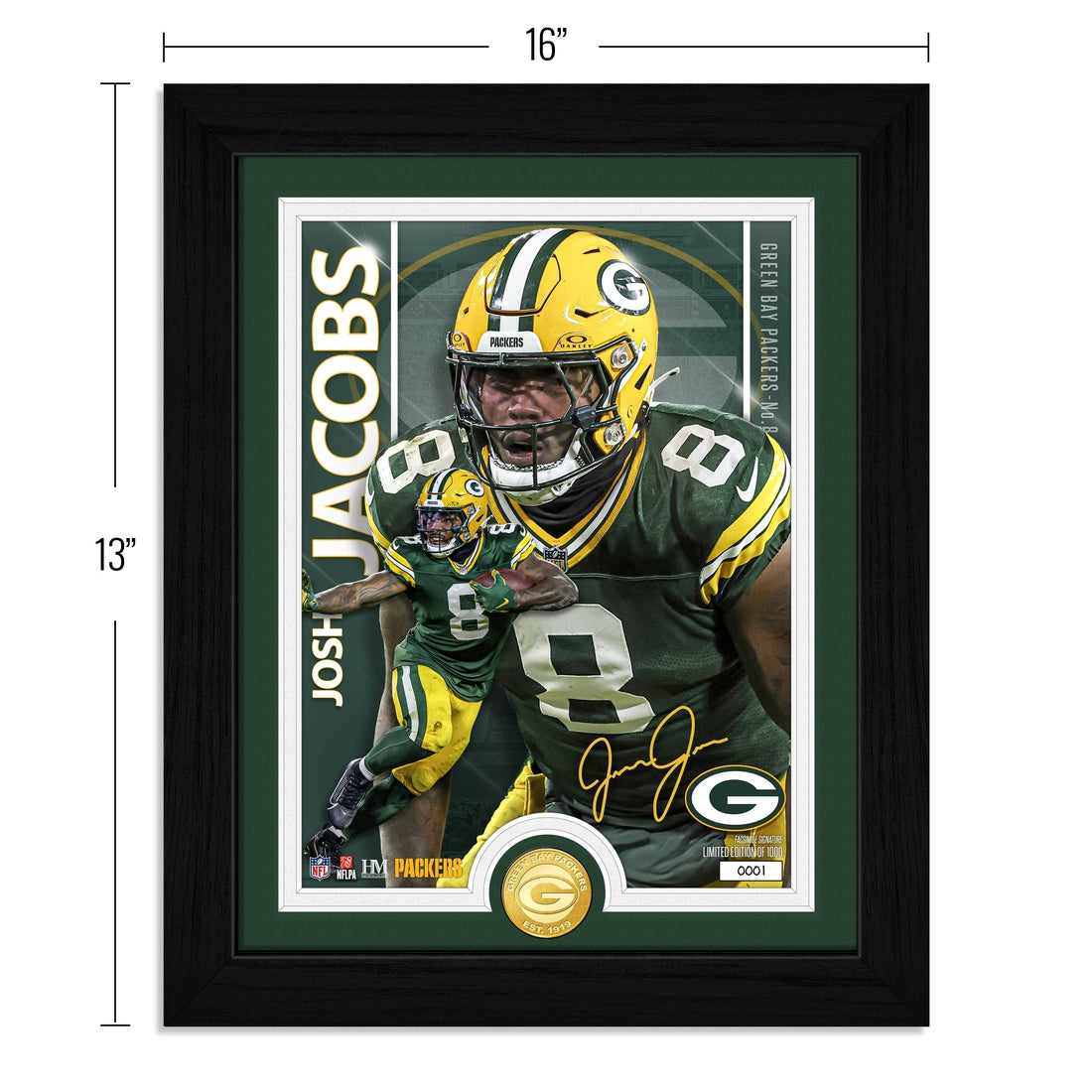 Josh Jacobs Artist Proof Bronze Coin Photo Mint
