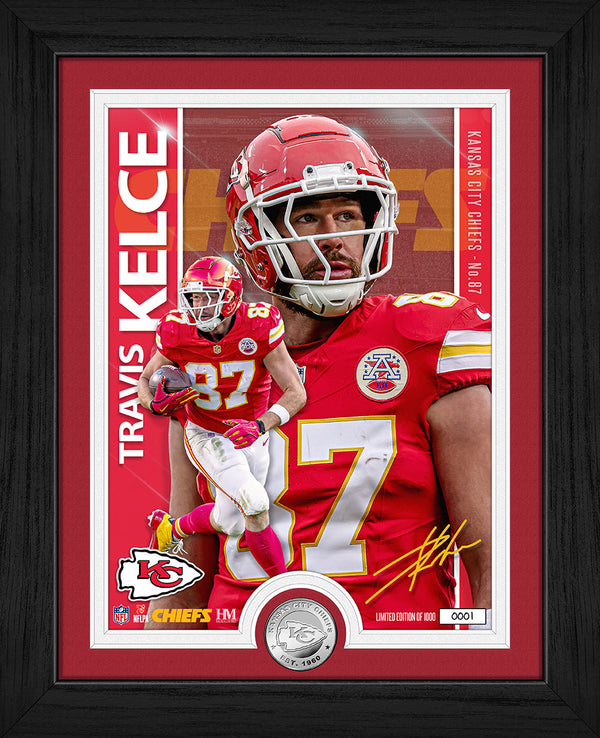 Travis Kelce Artist Proof Silver Coin Photo Mint