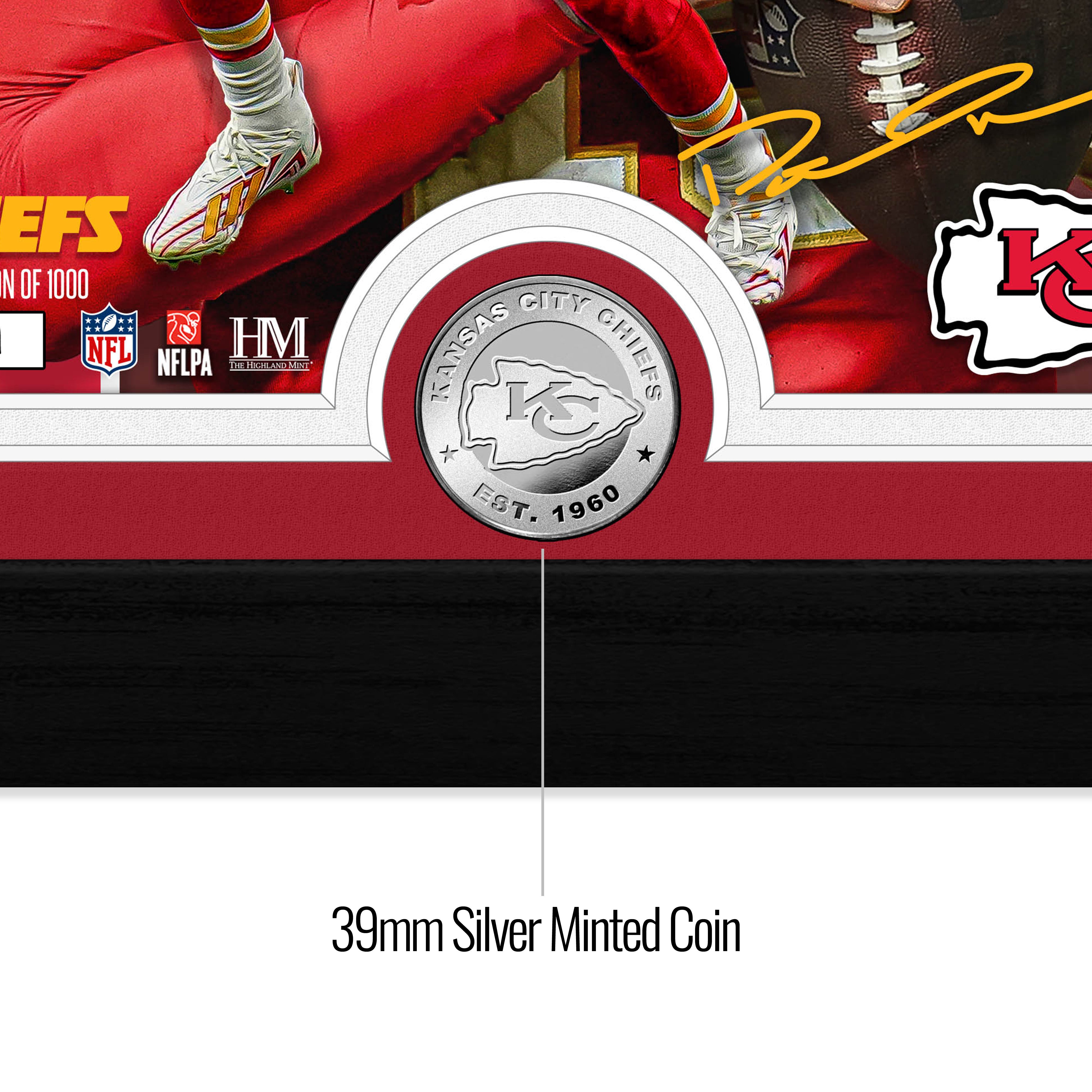 Patrick Mahomes Artist Proof Silver Coin Photo Mint