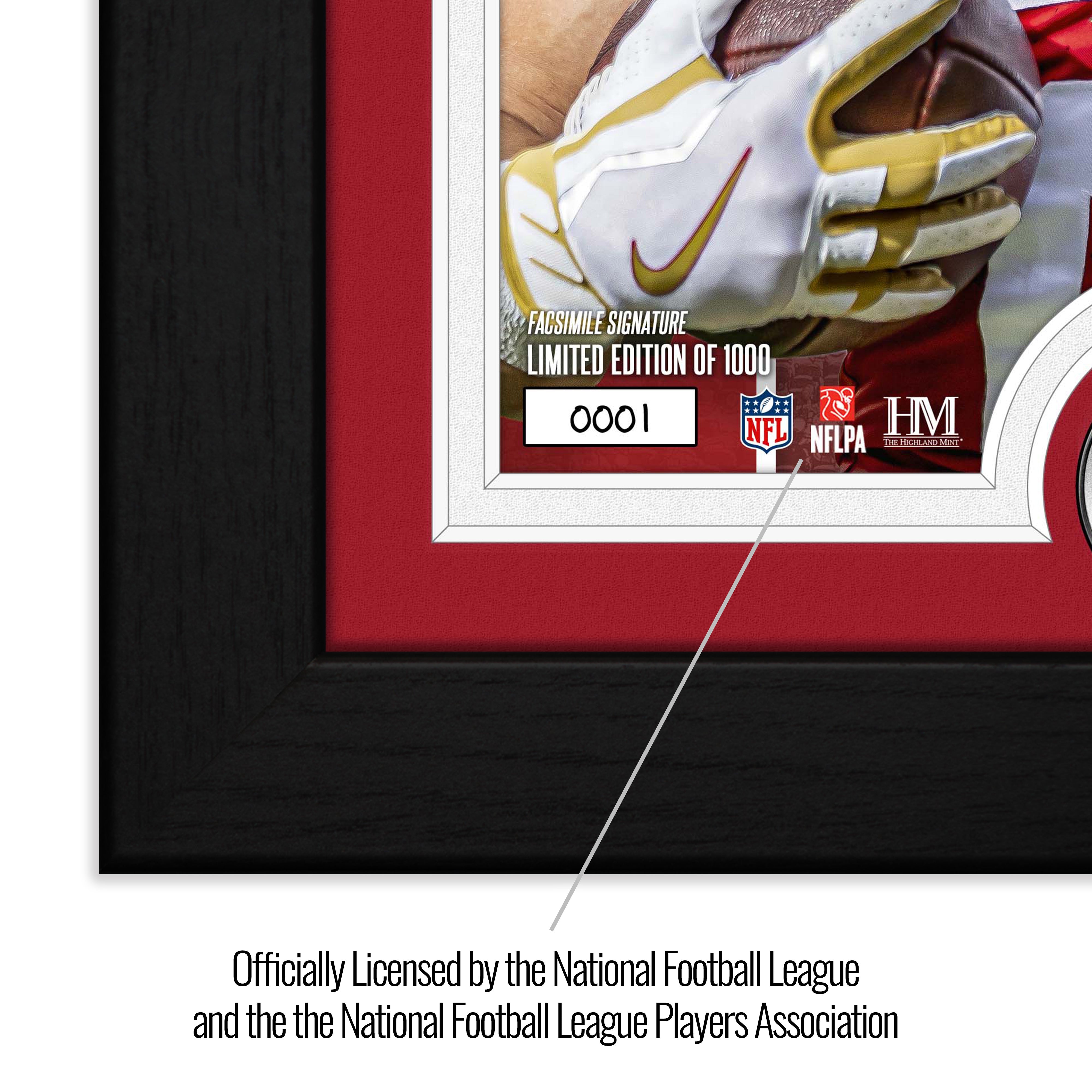 Christian McCaffrey Artist Proof Bronze Coin Photo Mint