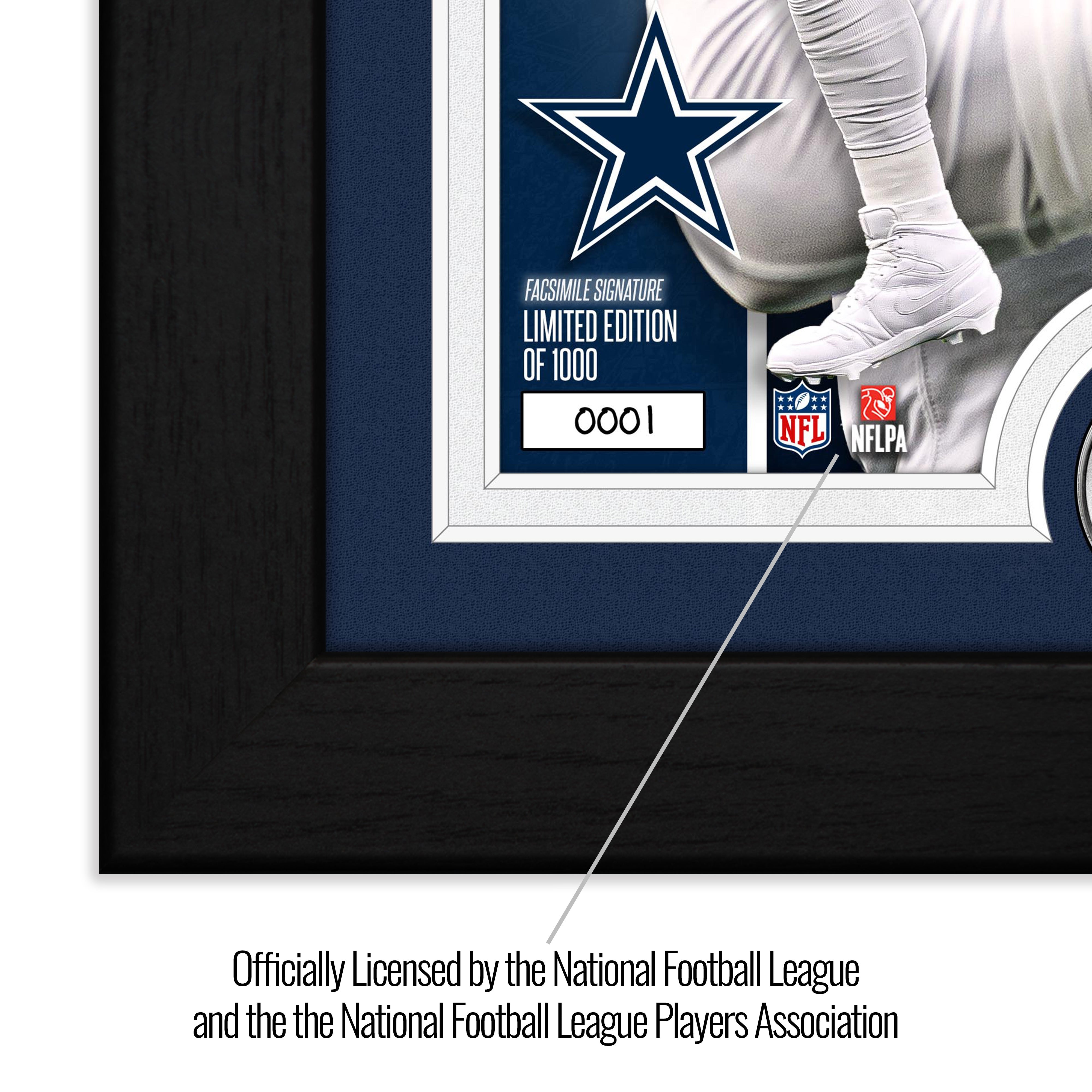 Dak Prescott Artist Proof Silver Coin Photo Mint