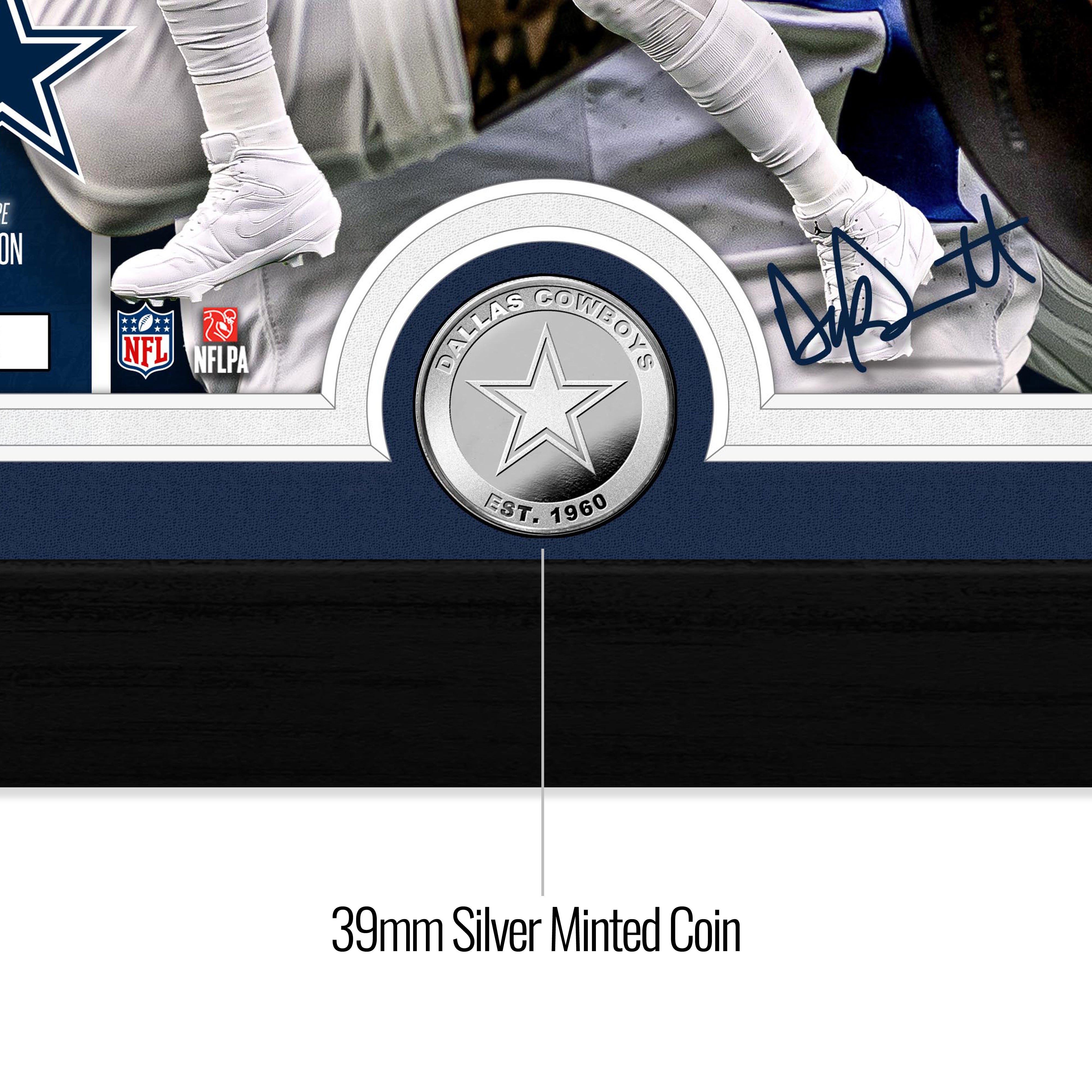 Dak Prescott Artist Proof Silver Coin Photo Mint