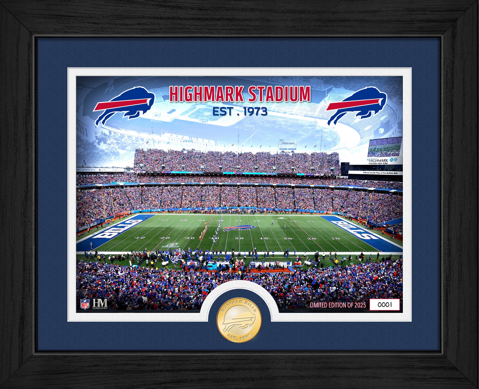 Buffalo Bills Farewell To Highmark Stadium Bronze Coin Photo Mint