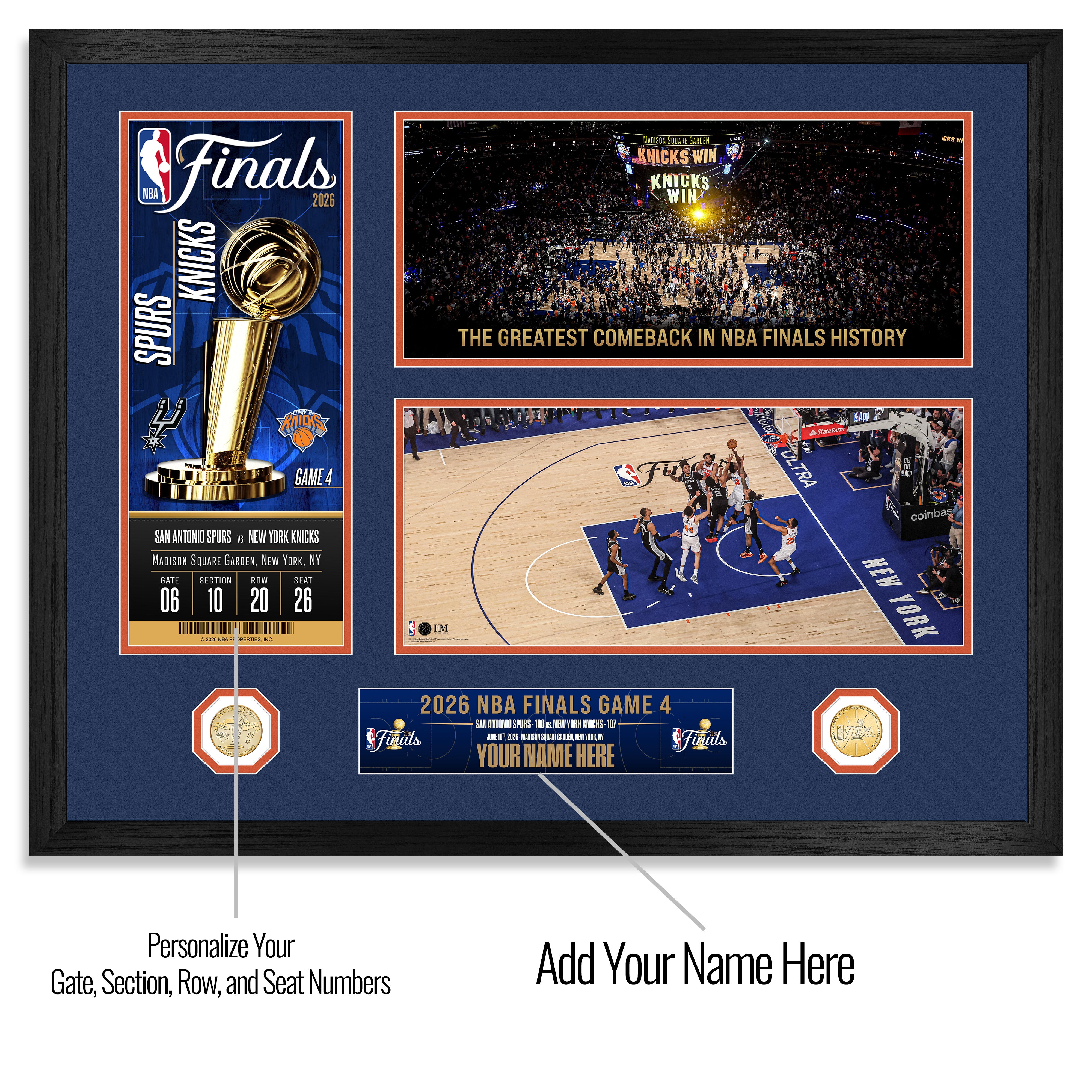 OG Anunoby Game Winner NBA Finals Game 4 Personalized Photo Mint