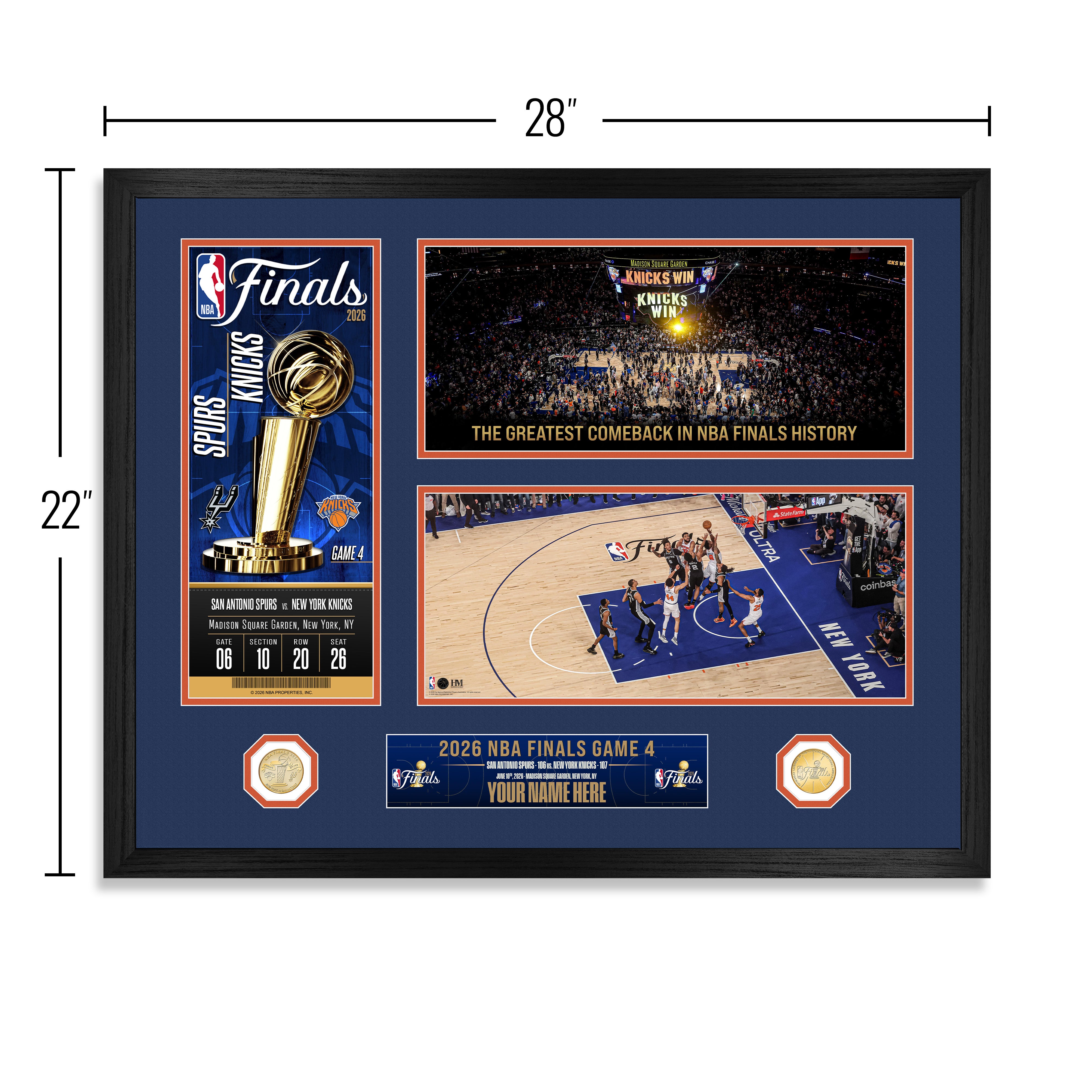 OG Anunoby Game Winner NBA Finals Game 4 Personalized Photo Mint