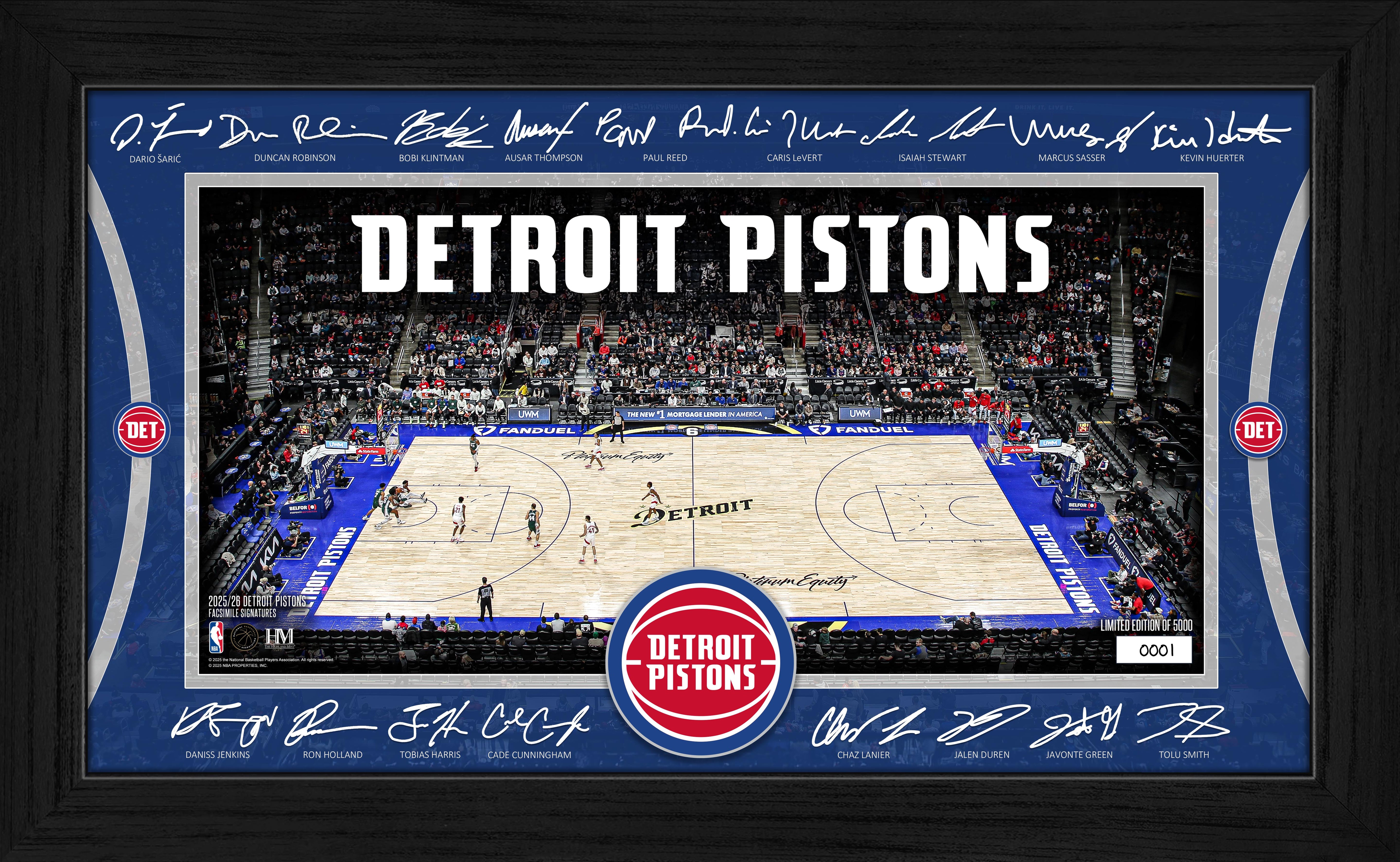 Detroit Pistons 2025 Signature Court 