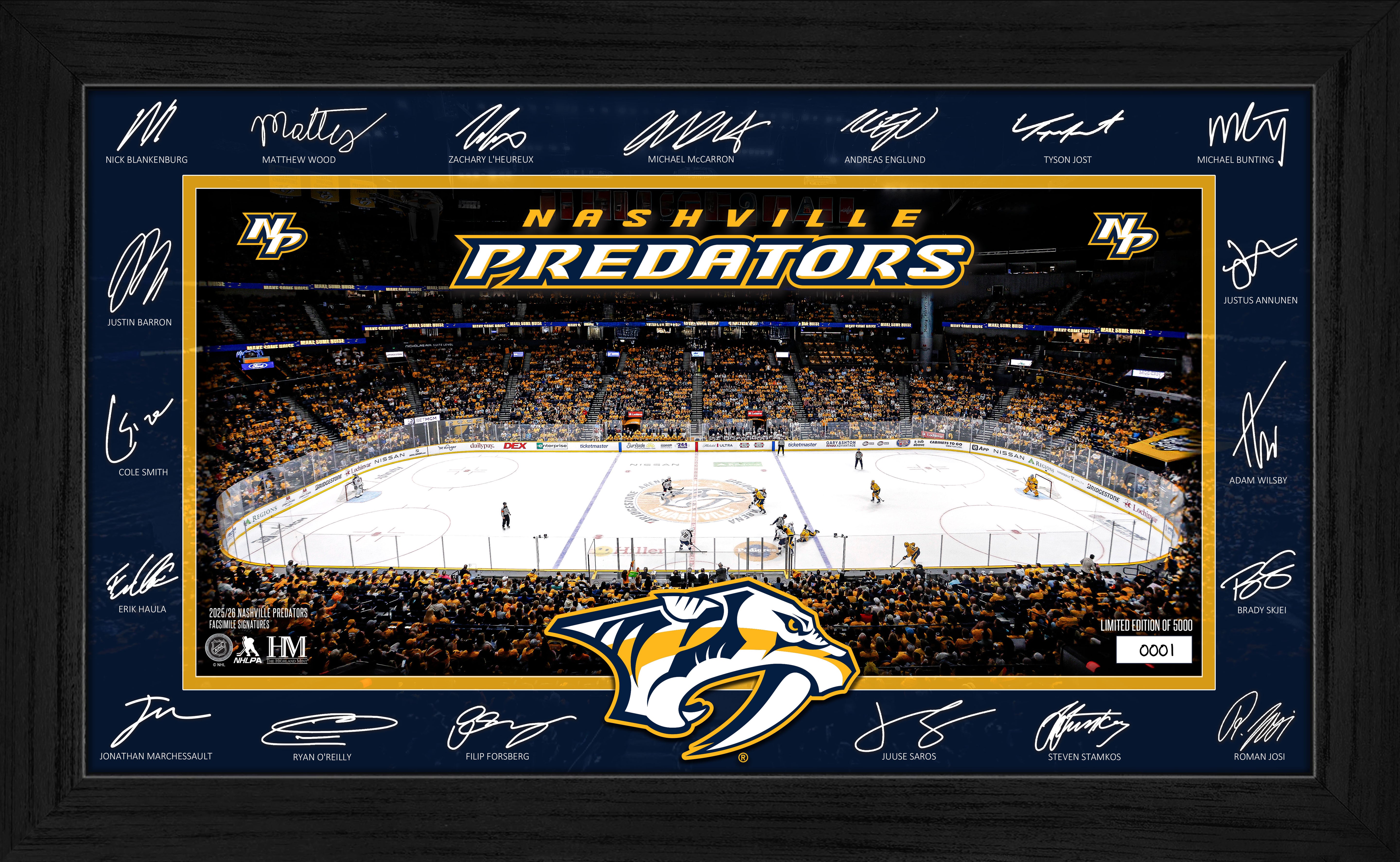 Nashville Predators 2025 Signature Rink