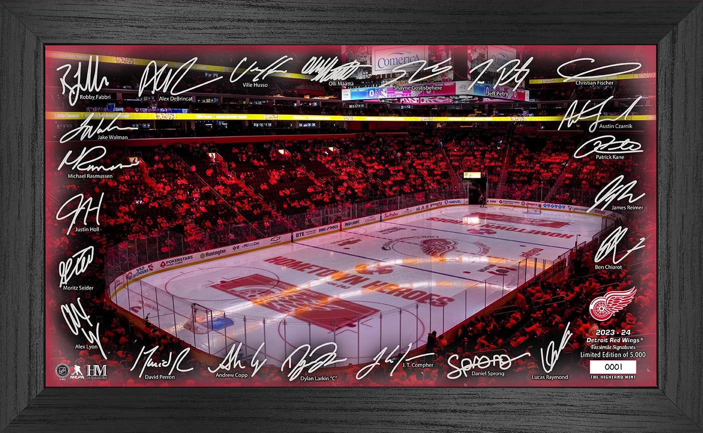 Detroit Red Wings 2023-24 Signature Rink