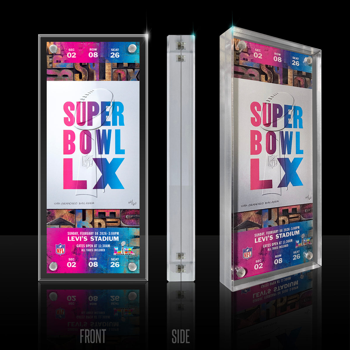 マーク　superM AR ticket set beyond live Official Super Bowl LX Replica Game Ticket