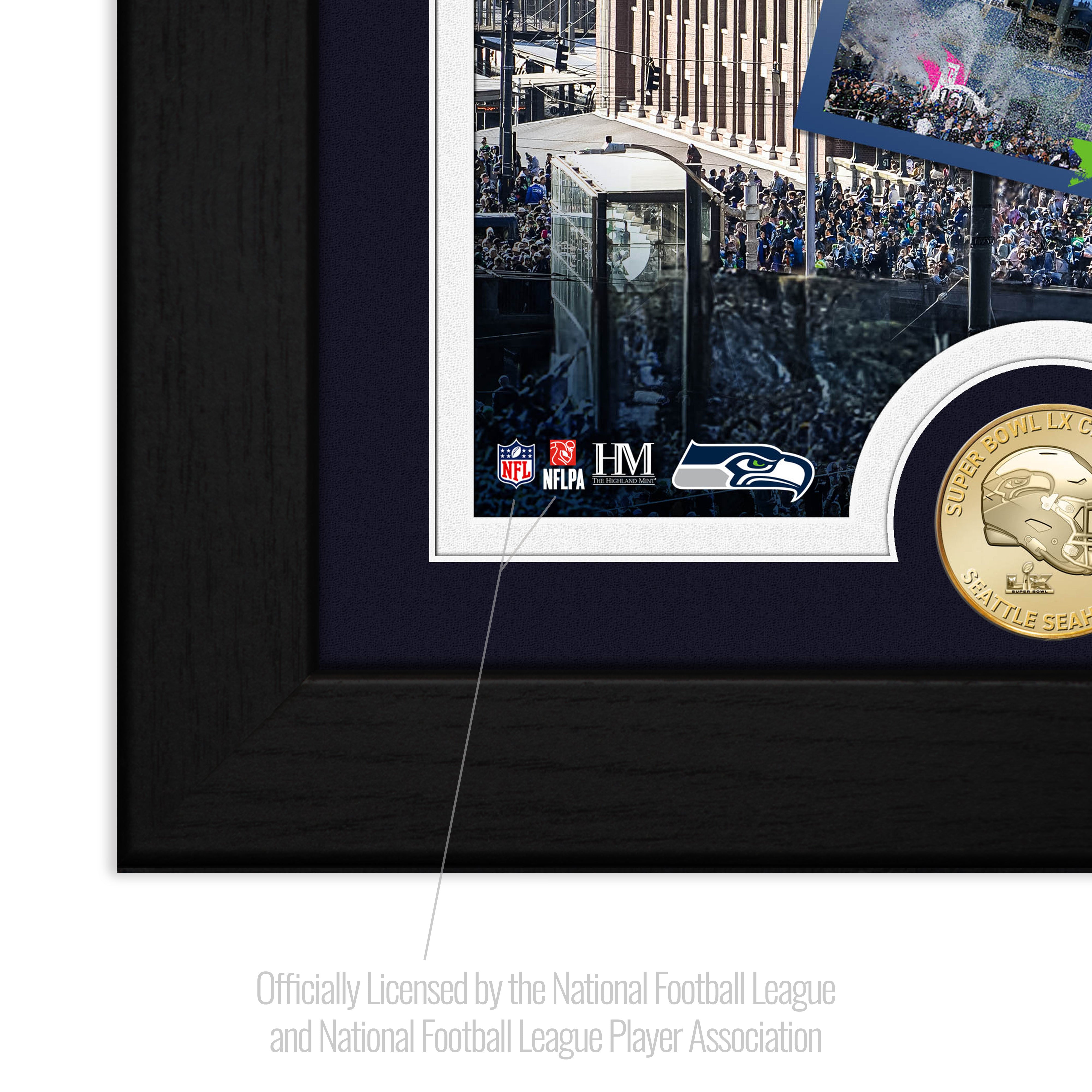 Seattle Seahawks Super Bowl LX Championship Parade Bronze Coin Photo Mint