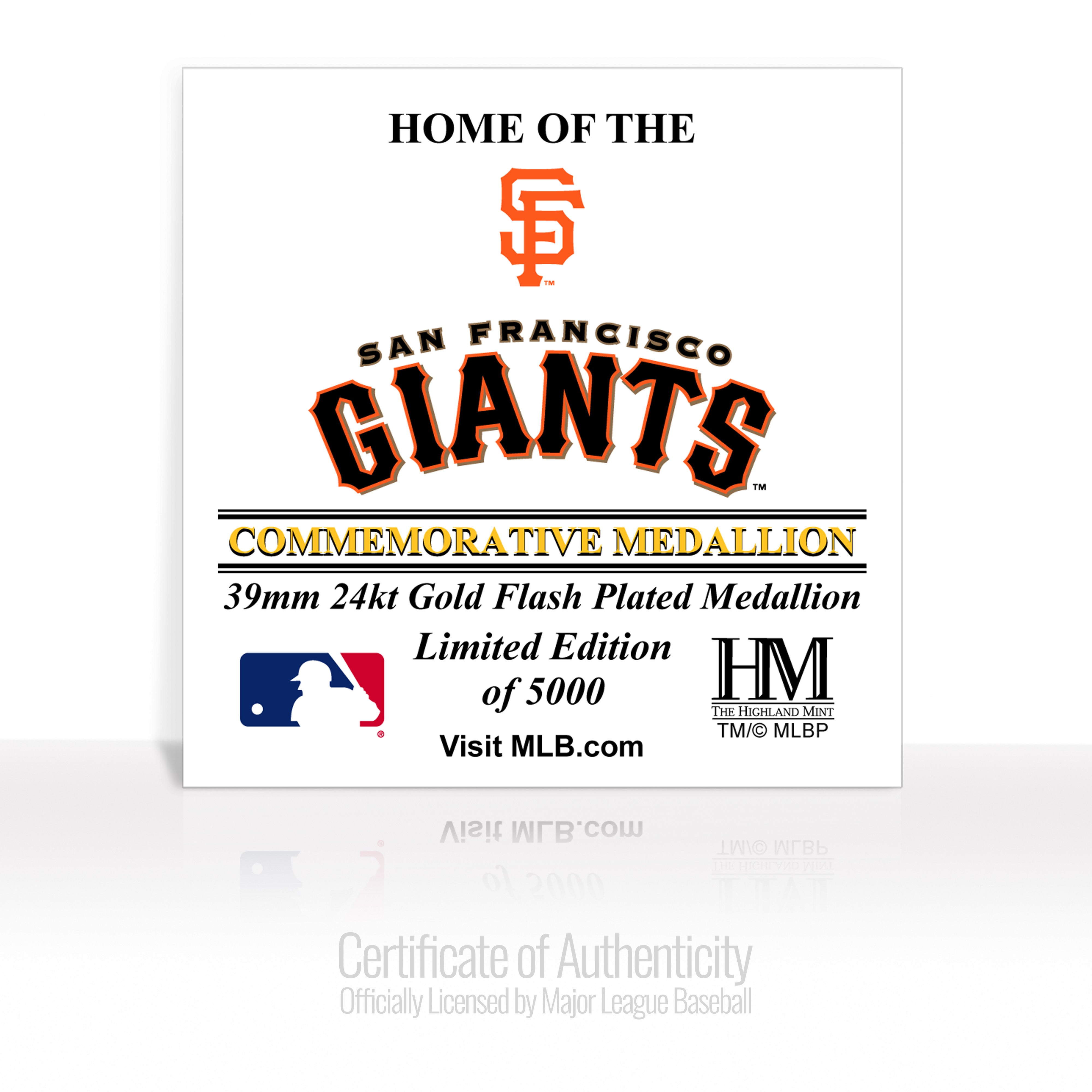 San Francisco Giants Stadium Gold Mint Coin