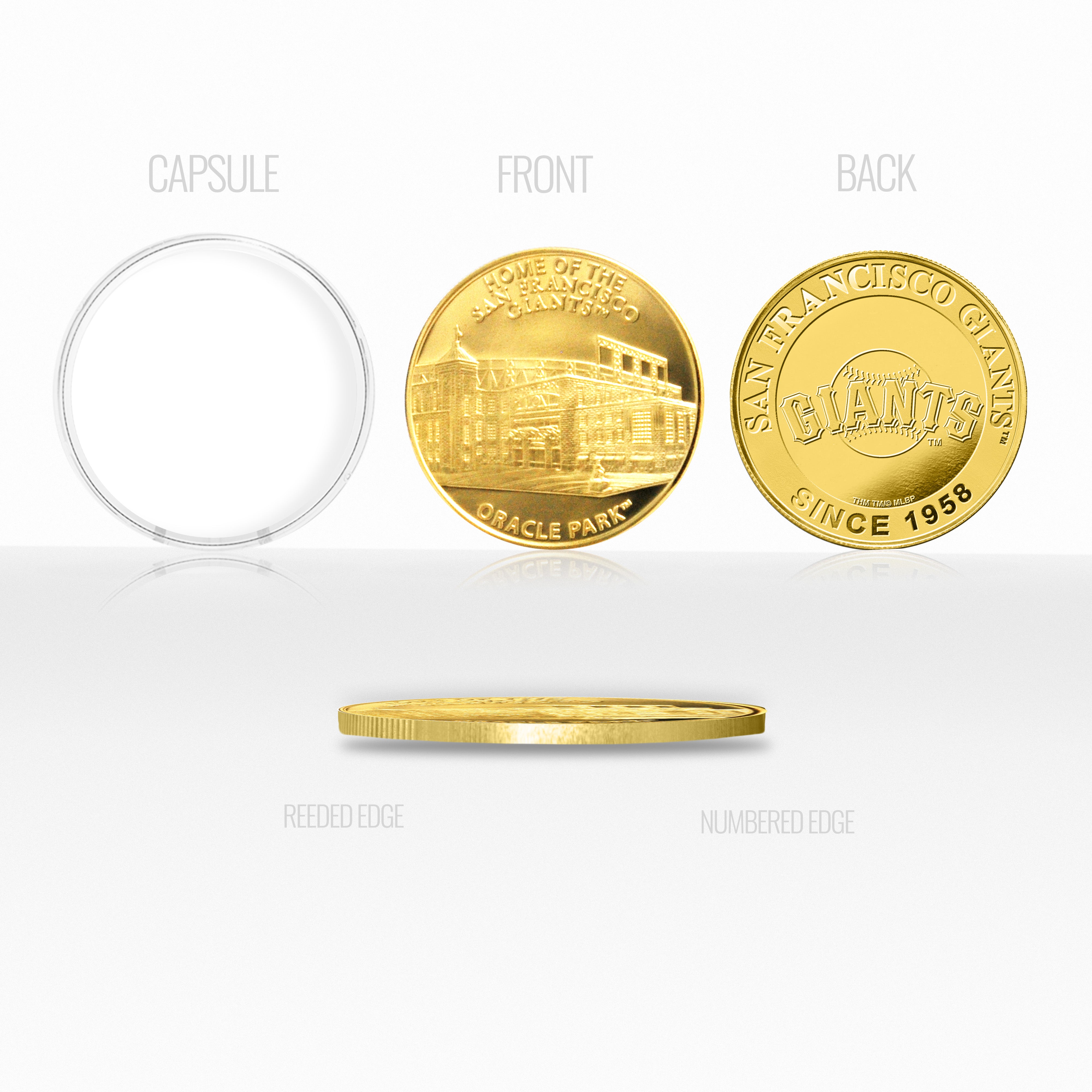San Francisco Giants Stadium Gold Mint Coin