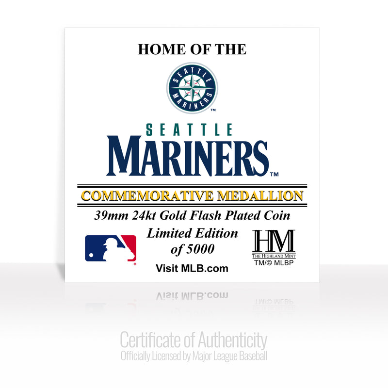 Seattle Mariners Stadium Gold Mint Coin