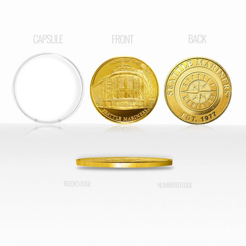 Seattle Mariners Stadium Gold Mint Coin
