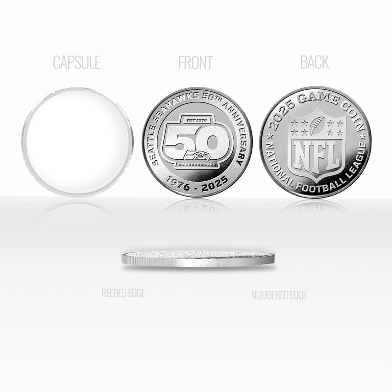 Seattle Seahawks NFL 2025 Coin Toss Silver Coin