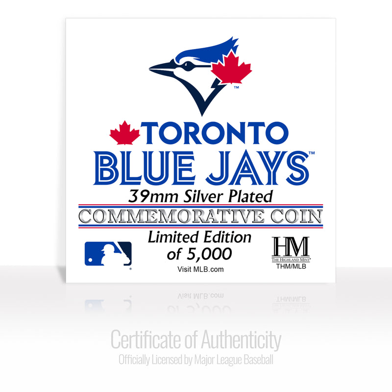 Toronto Blue Jays Silver Mint Coin