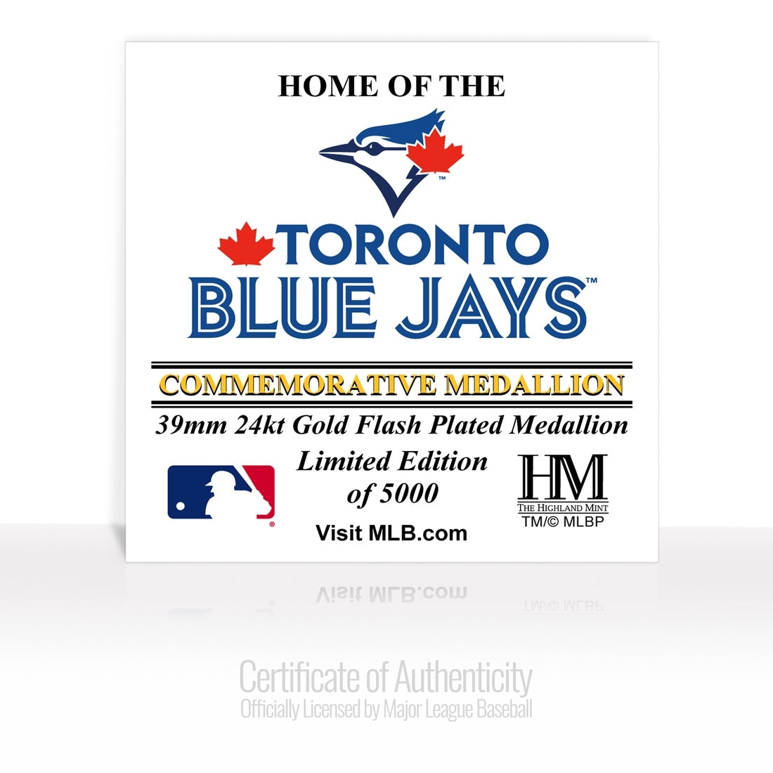 Toronto Blue Jays Stadium Gold Mint Coin