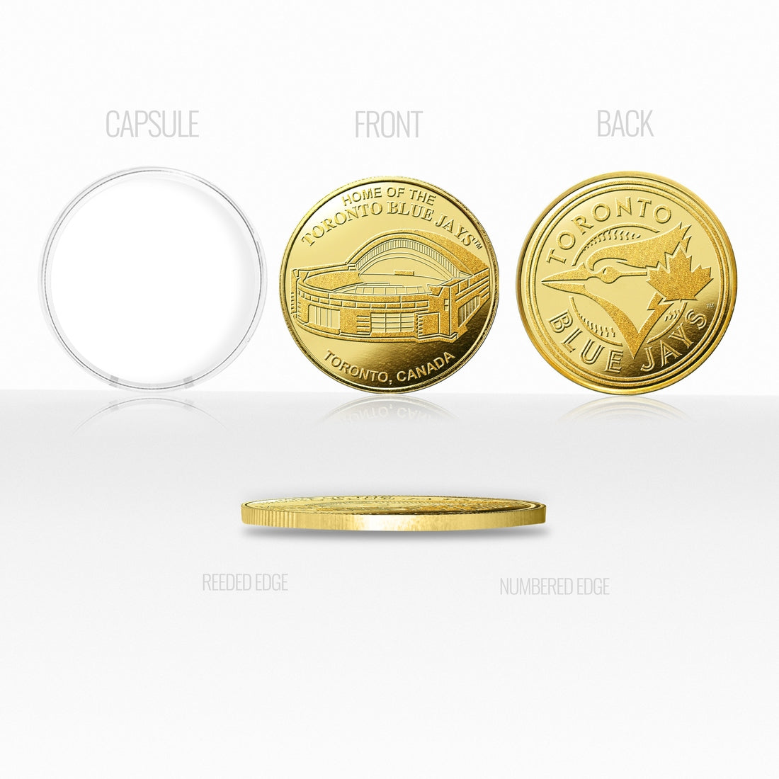 Toronto Blue Jays Stadium Gold Mint Coin
