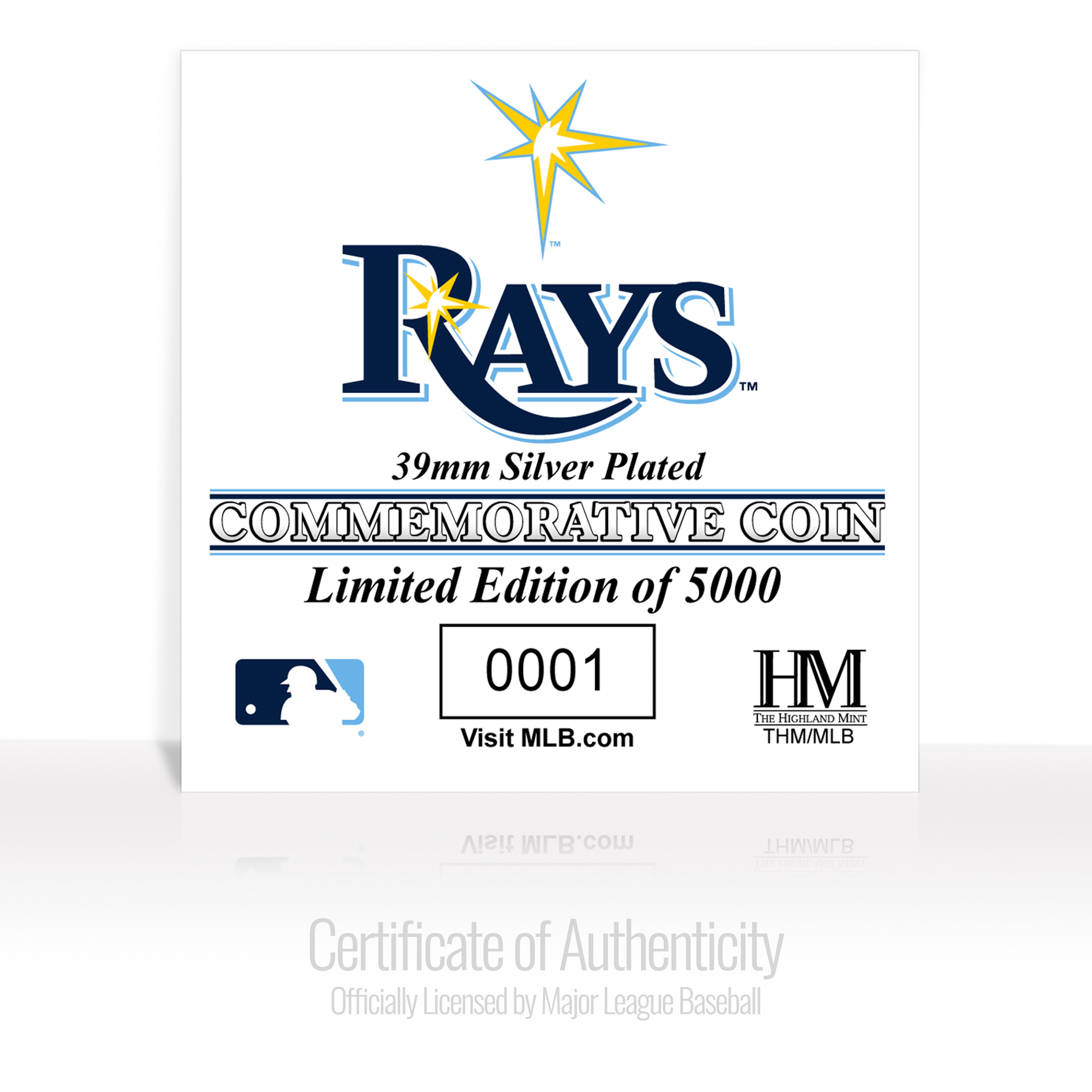 Tampa Bay Rays Silver Coin