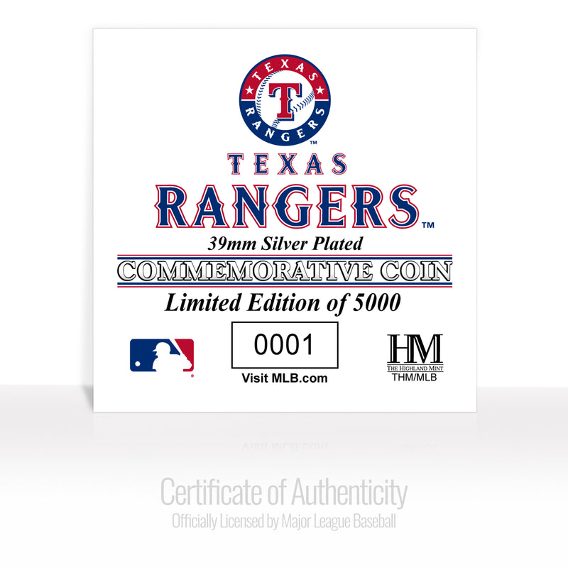 Texas Rangers Silver Coin