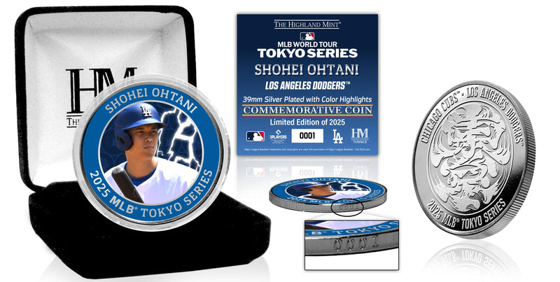 Shohei Ohtani 2025 Tokyo Series Silver Color Coin - Coins