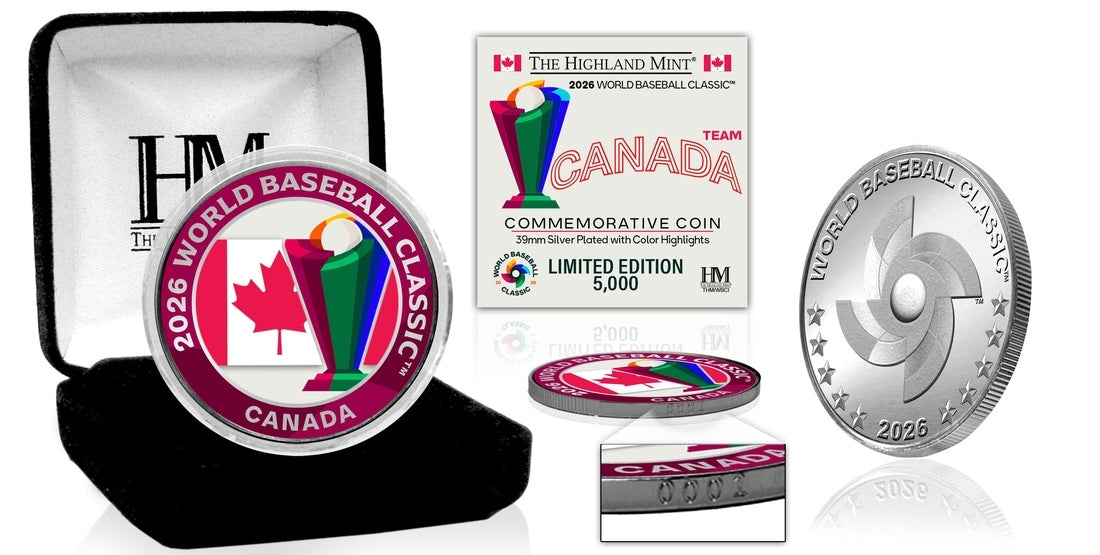 Canada World Baseball Classic 2026 Silver Plated Coin