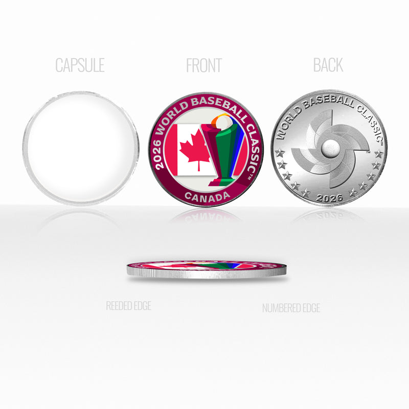 Canada World Baseball Classic 2026 Silver Plated Coin