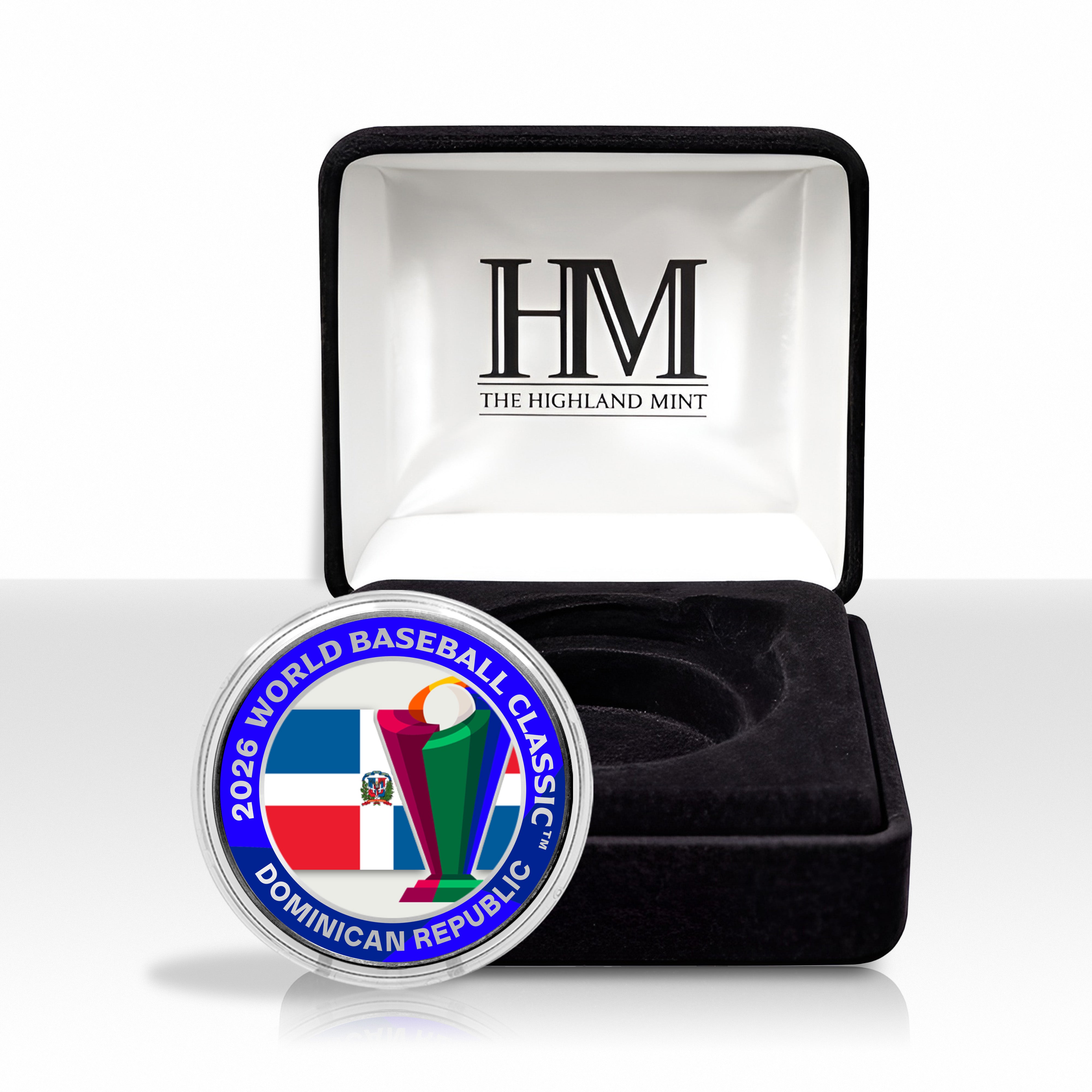 Dominican Republic World Baseball Classic 2026 Silver Plated Coin