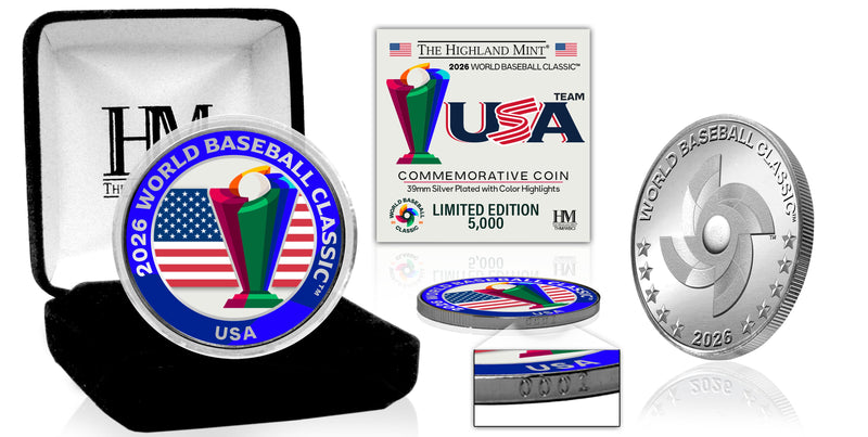 USA World Baseball Classic 2026 Silver Plated Coin