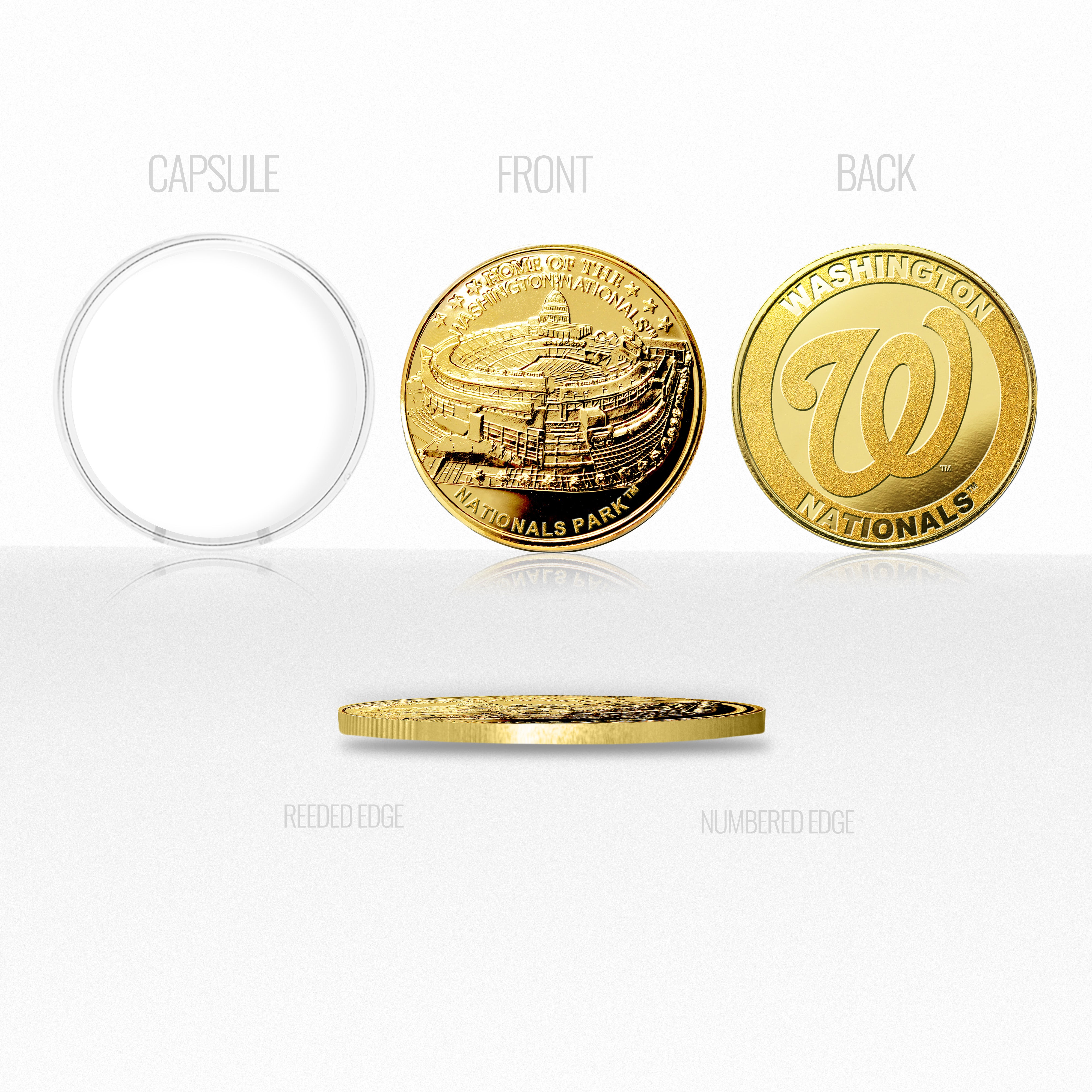 Washington Nationals Stadium Gold Mint Coin