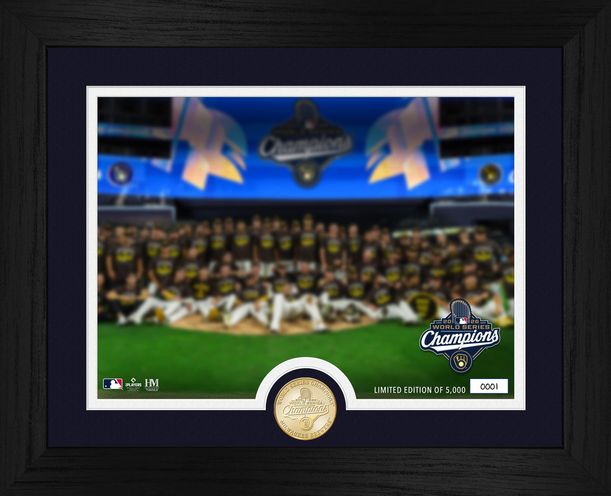 Milwaukee Brewers 2026 World Series Champions Celebration Bronze Coin Photo Mint