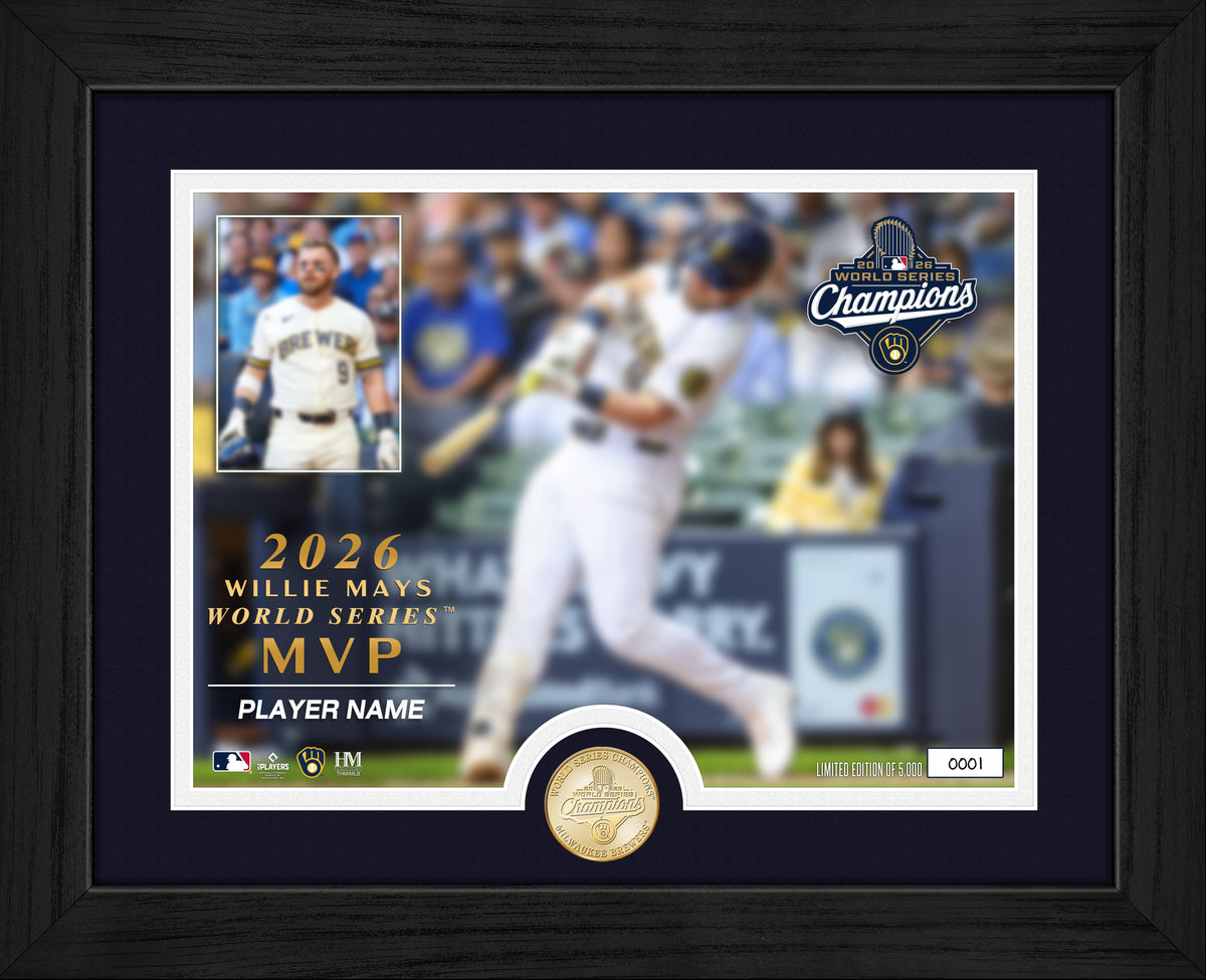 (Player Name) Milwaukee Brewers 2026 World Series MVP Bronze Coin Photo Mint