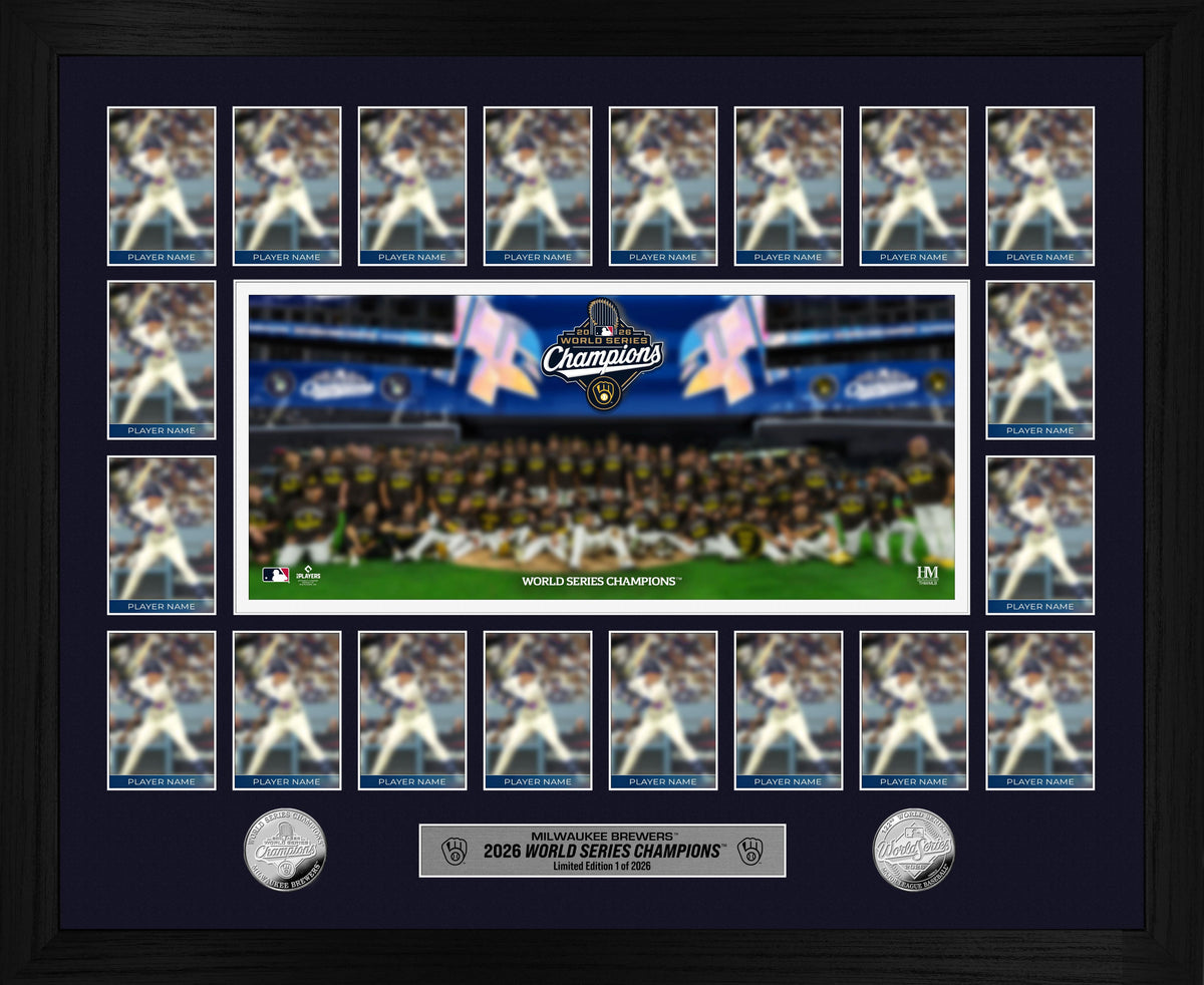 Milwaukee Brewers 2026 World Series Champions Memorable Moments Silver Coin Photo Mint