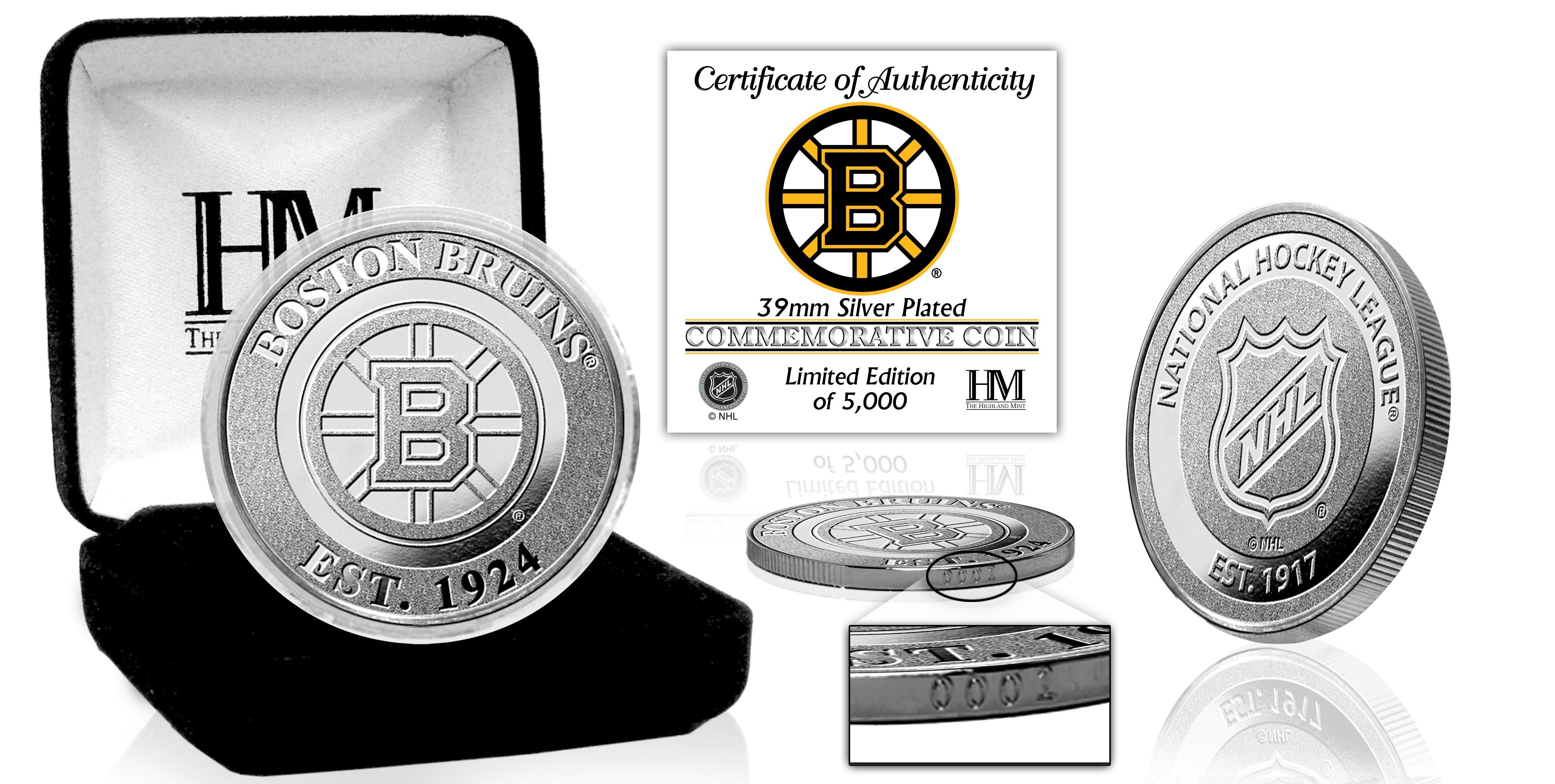 Boston Bruins Silver Mint Coin