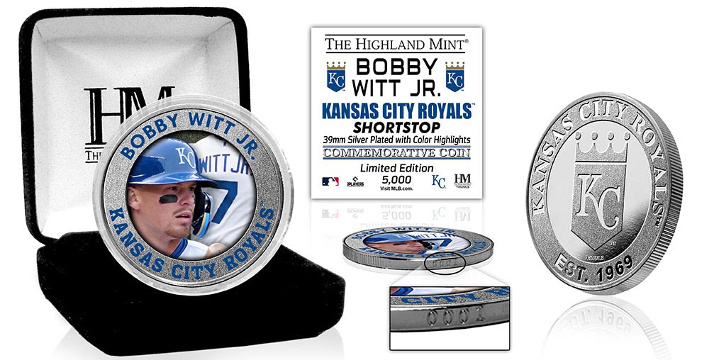 Bobby Witt Jr. Silver Color Coin