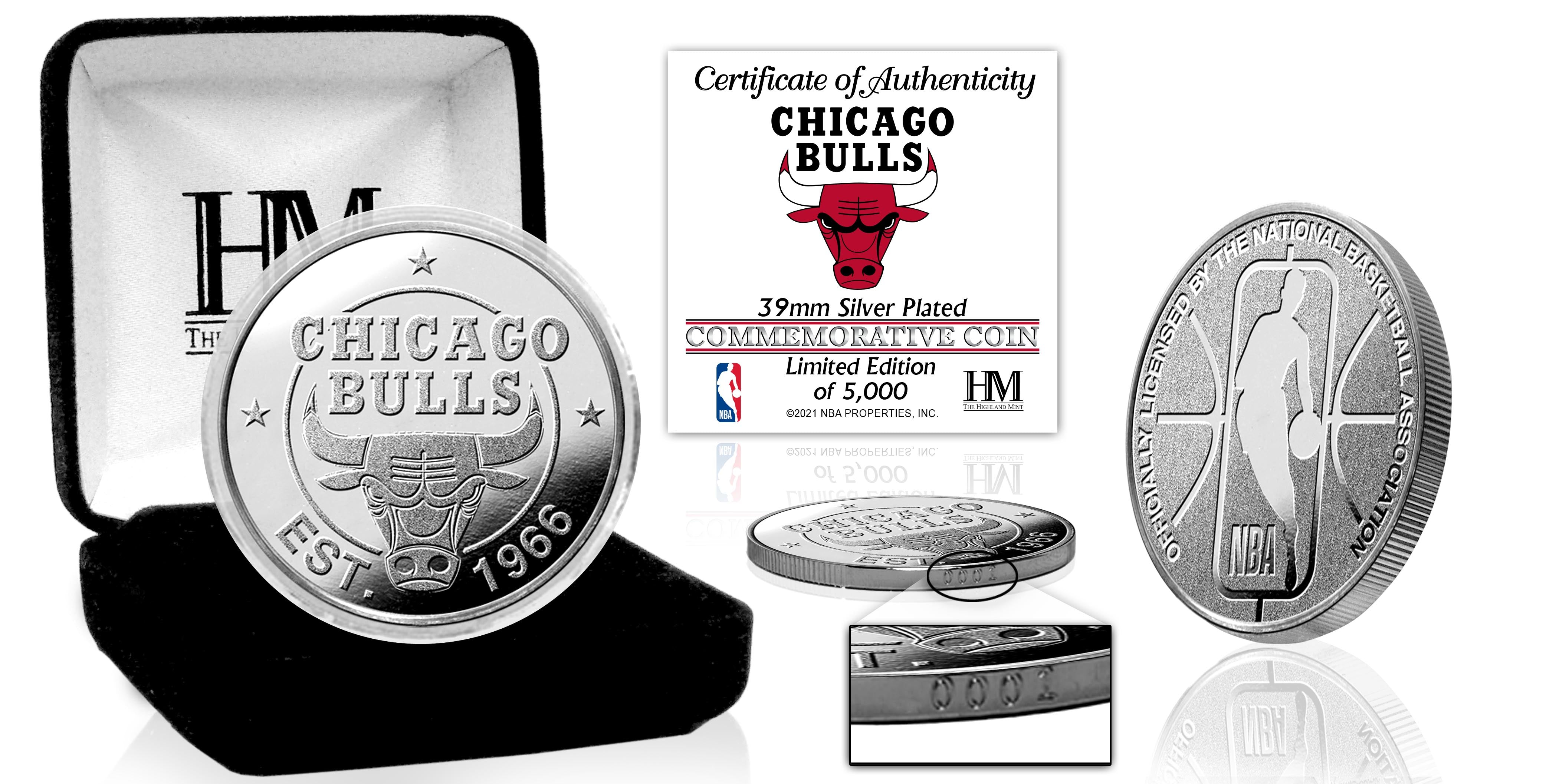 Chicago Bulls Silver Mint Coin