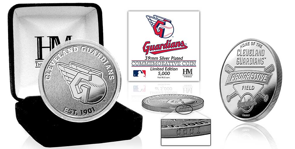 Cleveland Guardians Silver Mint Coin