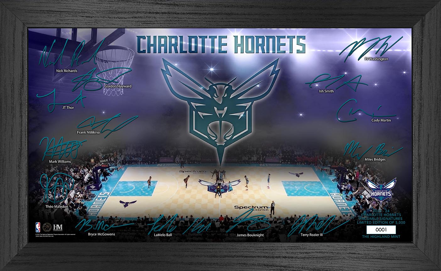 Charlotte Hornets 2023-24 Signature Court