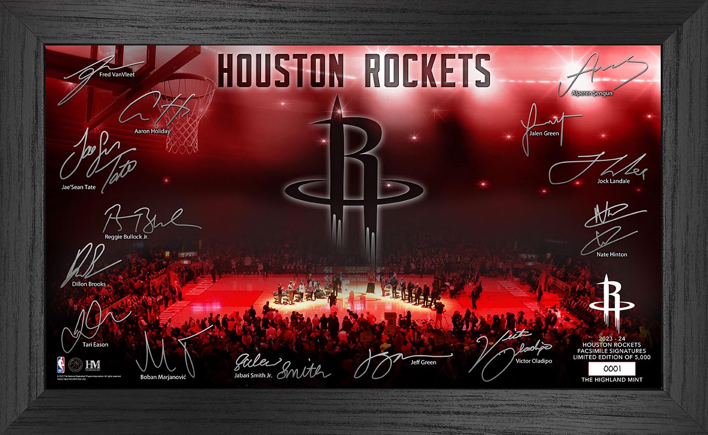 Houston Rockets 2023-24 Signature Court