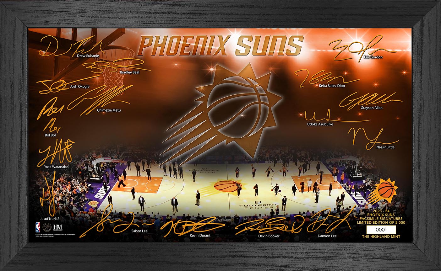 Phoenix Suns 2023-24 Signature Court