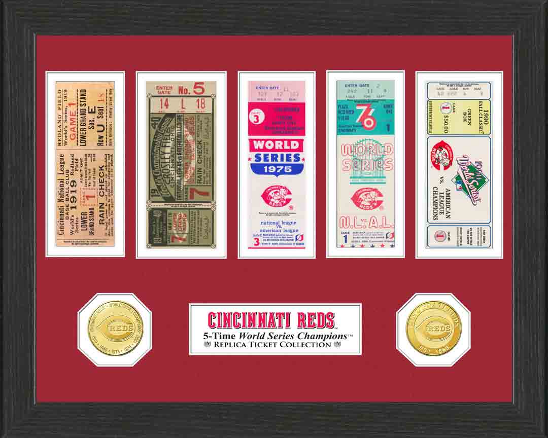 Cincinnati Reds World Series Ticket Collection