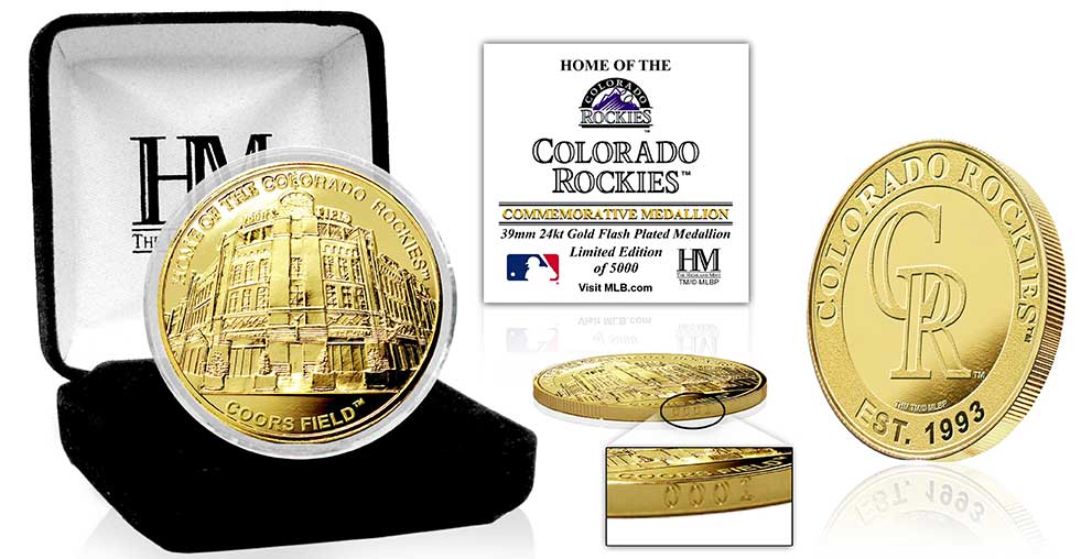 Colorado Rockies Stadium Gold Mint Coin